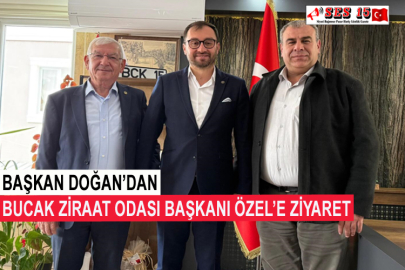 Başkan Doğan’dan Bucak Ziraat Odası Başkanı Özel’e Ziyaret