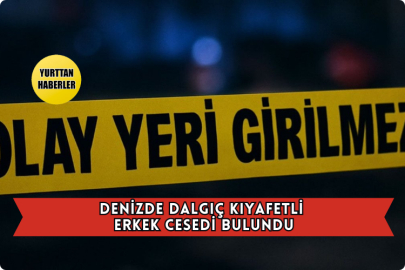 Denizde Dalgıç Kıyafetli Erkek Cesedi Bulundu