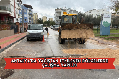 Yağıştan Etkilenen Bölgelerde Çalışma Yapıldı