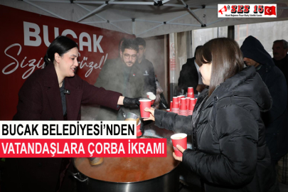 Bucak Belediyesi’nden Vatandaşlara Çorba İkramı