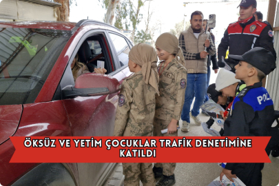 Öksüz Ve Yetim Çocuklar Trafik Denetimine Katıldı