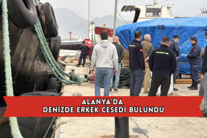 Alanya'da Denizde Erkek Cesedi Bulundu