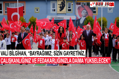 Vali Bilgihan, “Bayrağımız; Sizin Gayretiniz, Çalışkanlığınız Ve Fedakarlığınızla Daima Yükselecek”