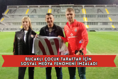 Bucaklı Çocuk Taraftar için Sosyal Medya Fenomeni İmzaladı