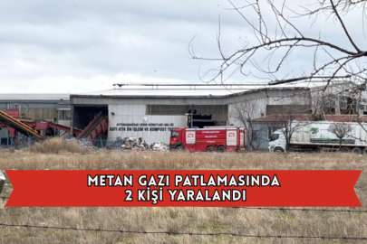 Metan Gazı Patlamasında 2 Kişi Yaralandı