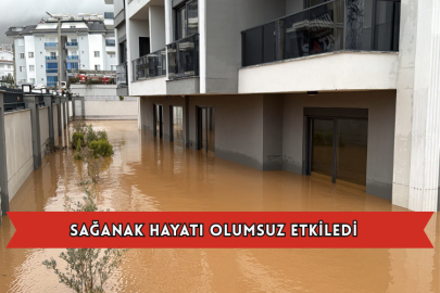 Sağanak Hayatı Olumsuz Etkiledi