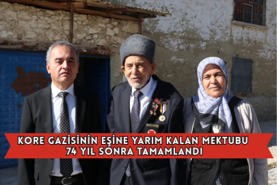 Kore Gazisinin Eşine Yarım Kalan Mektubu 74 Yıl Sonra Tamamlandı