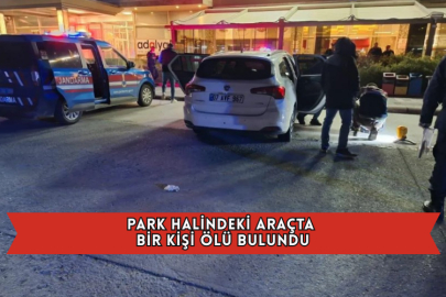 Park Halindeki Araçta Bir Kişi Ölü Bulundu