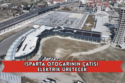 Isparta Otogarının Çatısı Elektrik Üretecek
