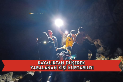 Kayalıktan Düşerek Yaralanan Kişi Kurtarıldı