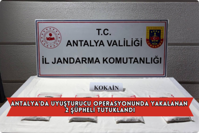 Antalya'da Uyuşturucu Operasyonunda Yakalanan 2 Şüpheli Tutuklandı