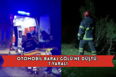 Otomobil Baraj Gölü’ne Düştü: 1 Yaralı