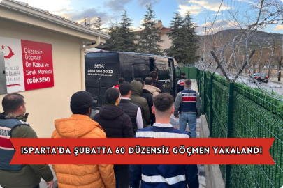 Isparta'da Şubatta 60 Düzensiz Göçmen Yakalandı