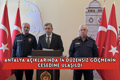 Antalya Açıklarında 14 Düzensiz Göçmenin Cesedine Ulaşıldı