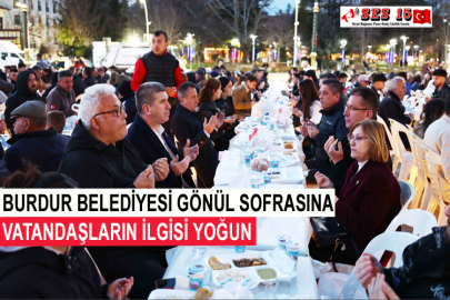 Burdur Belediyesi Gönül Sofrasına Vatandaşların İlgisi Yoğun