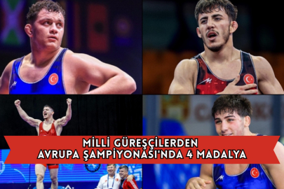 Milli Güreşçilerden Avrupa Şampiyonası'nda 4 Madalya