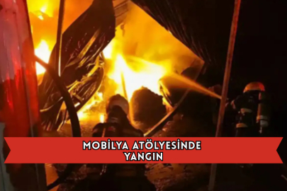 Mobilya Atölyesinde Yangın
