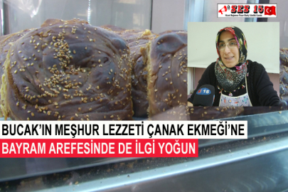 Bucak’ın Meşhur Lezzeti Çanak Ekmeği’ne Bayram Arefesinde De İlgi Yoğun