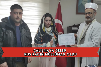 Çalışmaya Gelen Rus Kadın Müslüman Oldu