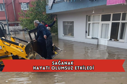 Sağanak Hayatı Olumsuz Etkiledi