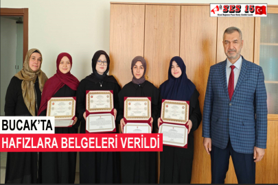 Bucak’ta Hafızlara Belgeleri Verildi