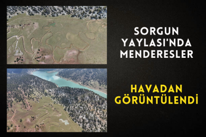 Sorgun Yaylası'nda Menderesler Havadan Görüntülendi