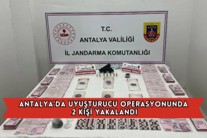 Antalya'da Uyuşturucu Operasyonunda 2 Kişi Yakalandı