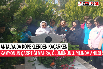 Antalya'da Köpeklerden Kaçarken Kamyonun Çarptığı Mahra, Ölümünün 3. Yılında Anıldı