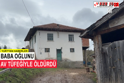 Baba Oğlunu Av Tüfeğiyle Öldürdü