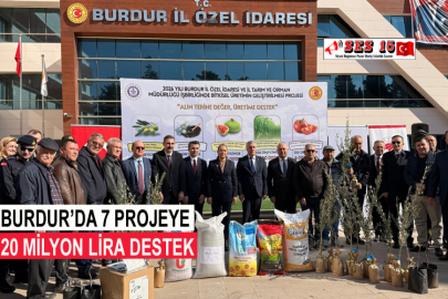 Burdur’da 7 Projeye 20 Milyon Lira Destek