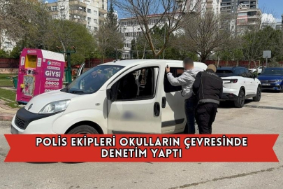 Polis Ekipleri Okulların Çevresinde Denetim Yaptı