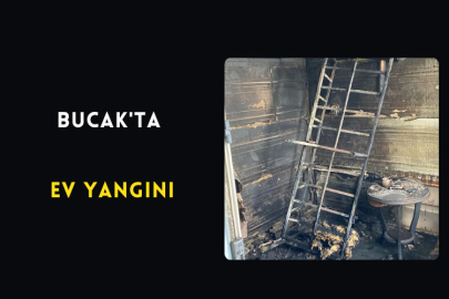 Bucak'ta Ev Yangını