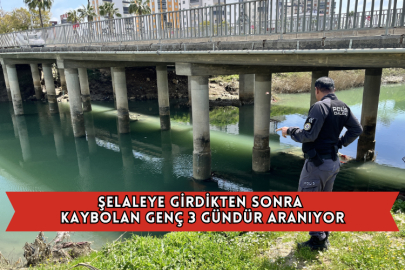 Şelaleye Girdikten Sonra Kaybolan Genç 3 Gündür Aranıyor