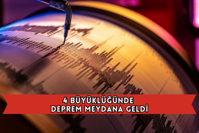 4 Büyüklüğünde Deprem Meydana Geldi