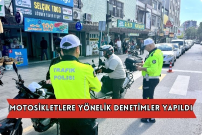 Motosikletlere Yönelik Denetimler Yapıldı