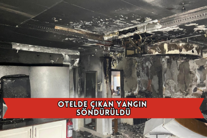 Otelde Çıkan Yangın Söndürüldü