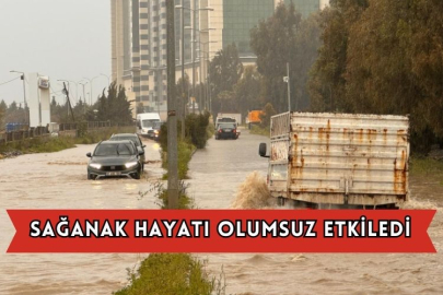 Sağanak Hayatı Olumsuz Etkiledi