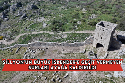 Sillyon'un Büyük İskender'e Geçit Vermeyen Surları Ayağa Kaldırıldı