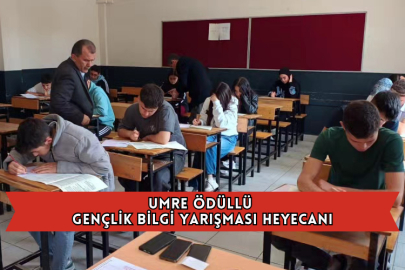 Umre Ödüllü Gençlik Bilgi Yarışması Heyecanı
