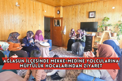 Ağlasun İlçesinde Mekke-Medine Yolcularına Müftülük Hocalarından Ziyaret