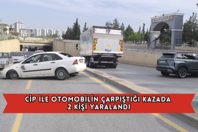 Cip İle Otomobilin Çarpıştığı Kazada 2 Kişi Yaralandı