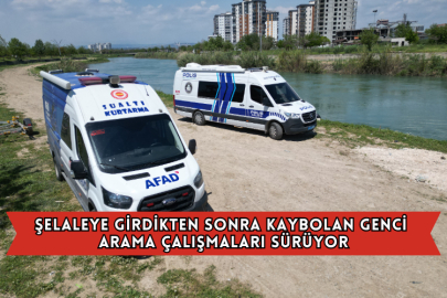 Şelaleye Girdikten Sonra Kaybolan Genci Arama Çalışmaları Sürüyor