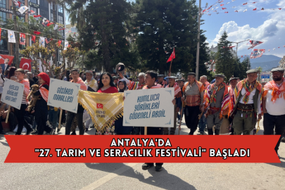 Antalya'da "27. Tarım ve Seracılık Festivali" Başladı