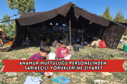 Anamur Müftülüğü Personelinden Sarıkeçili Yörükleri'ne Ziyaret