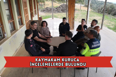 Kaymakam Kuruca İncelemelerde Bulundu