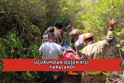 Uçurumdan Düşen Kişi Yaralandı