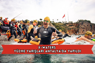 X-Waters Yüzme Yarışları Antalya'da Yapıldı