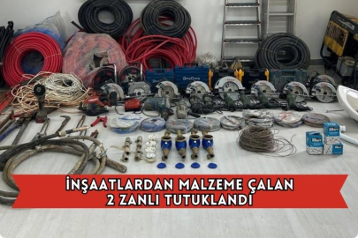 İnşaatlardan Malzeme Çalan 2 Zanlı Tutuklandı