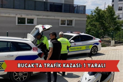 Bucak’ta Trafik Kazası: 1 Yaralı