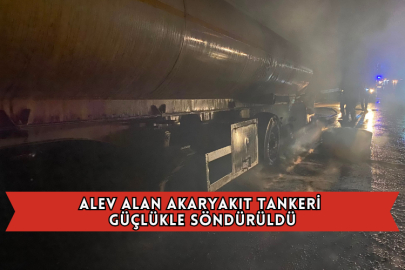 Alev Alan Akaryakıt Tankeri Güçlükle Söndürüldü